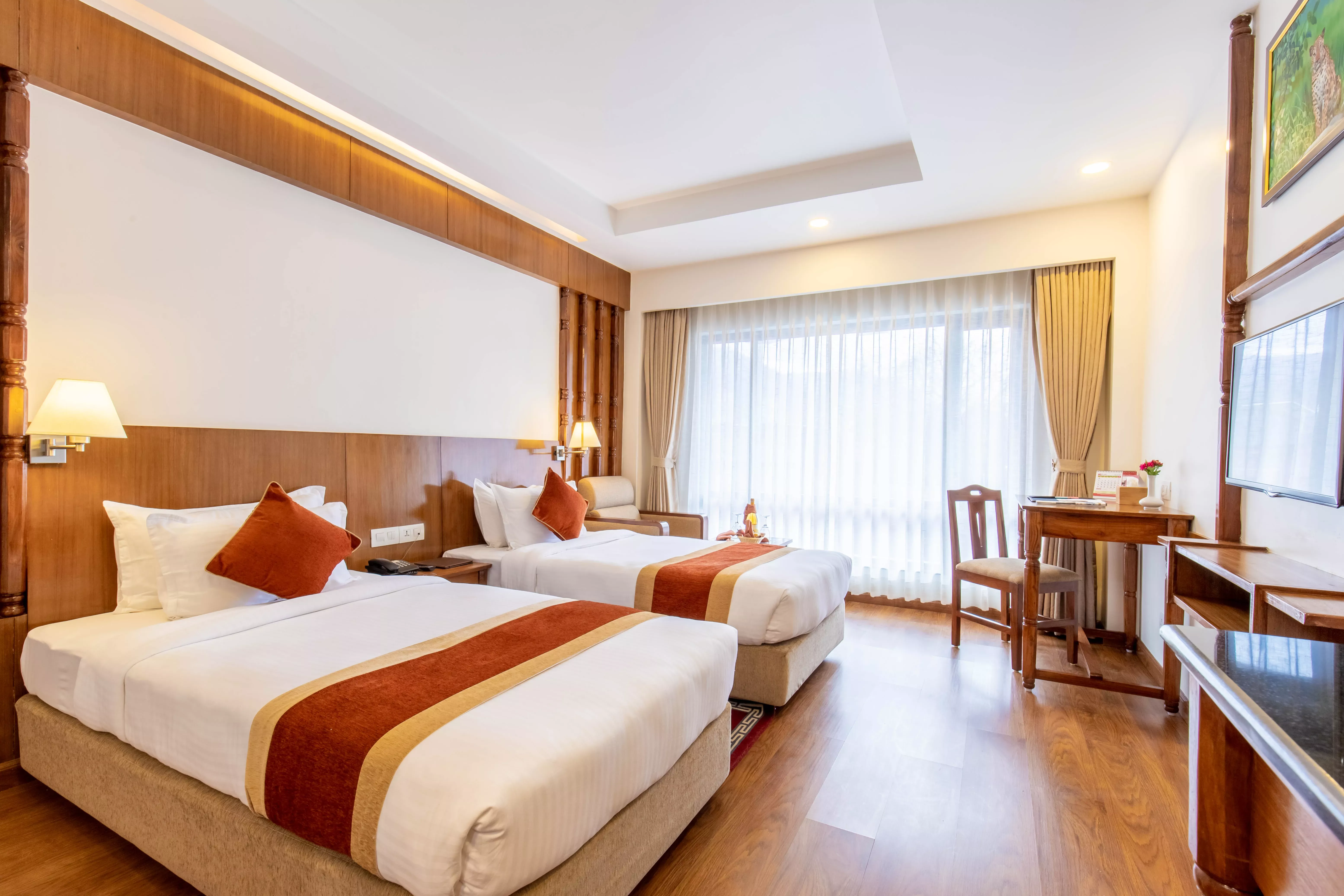 Super Deluxe Twin Room with Garden or Mountain View